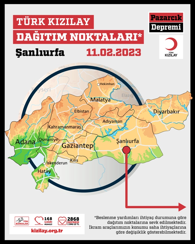 Kızılayın Deprem Bölgesindeki Gıda Ve Yardım Dağıtım Noktaları Haber Haberler 6612