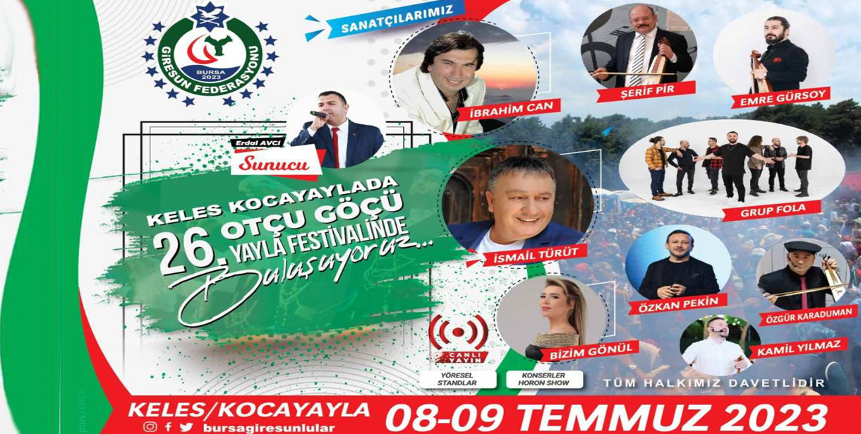 Bursa Giresunlular Federasyonu Otçu Göçü Festivaline Hazırlanıyor
