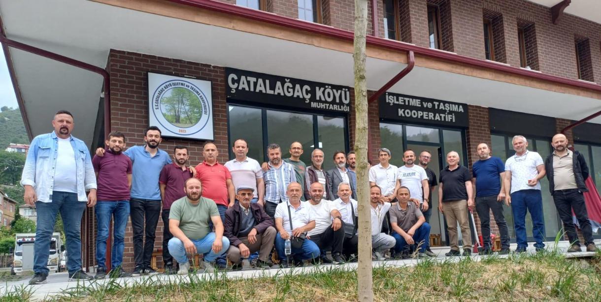 Çatalağaç Köyü İşletme ve Taşıma Kooperatifi Kongresini Yaptı