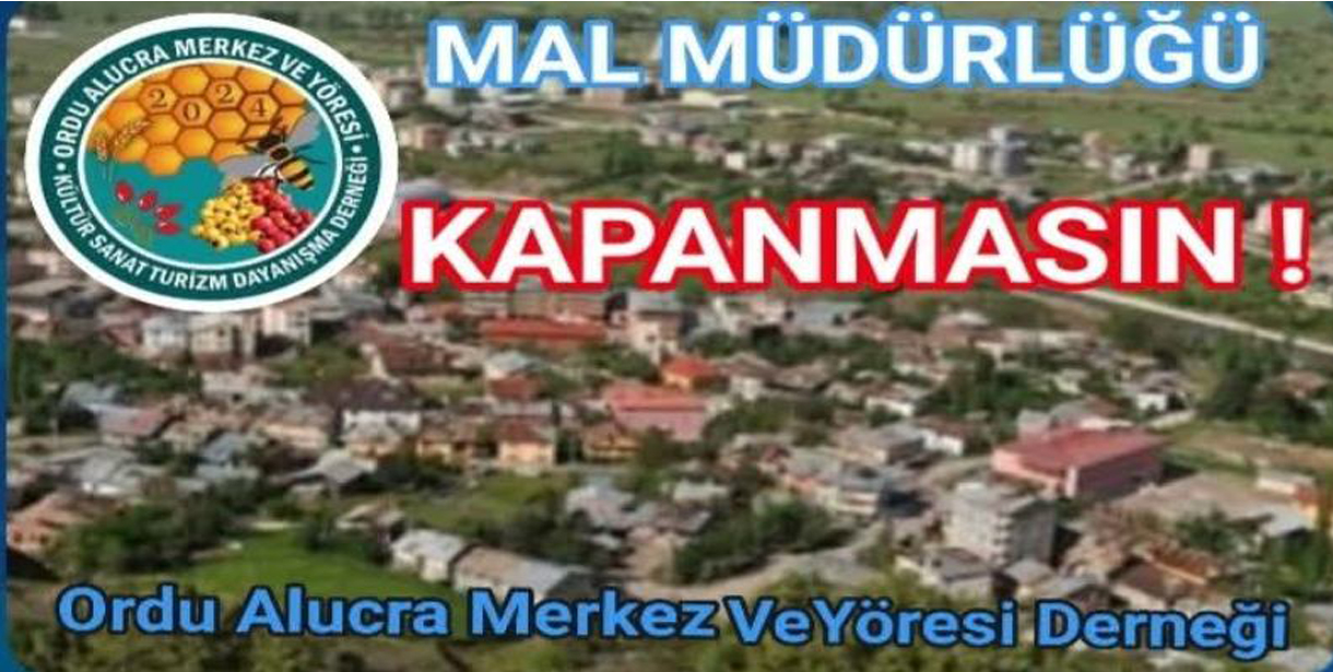 Mal Müdürlüğümüzü Kapatmayın