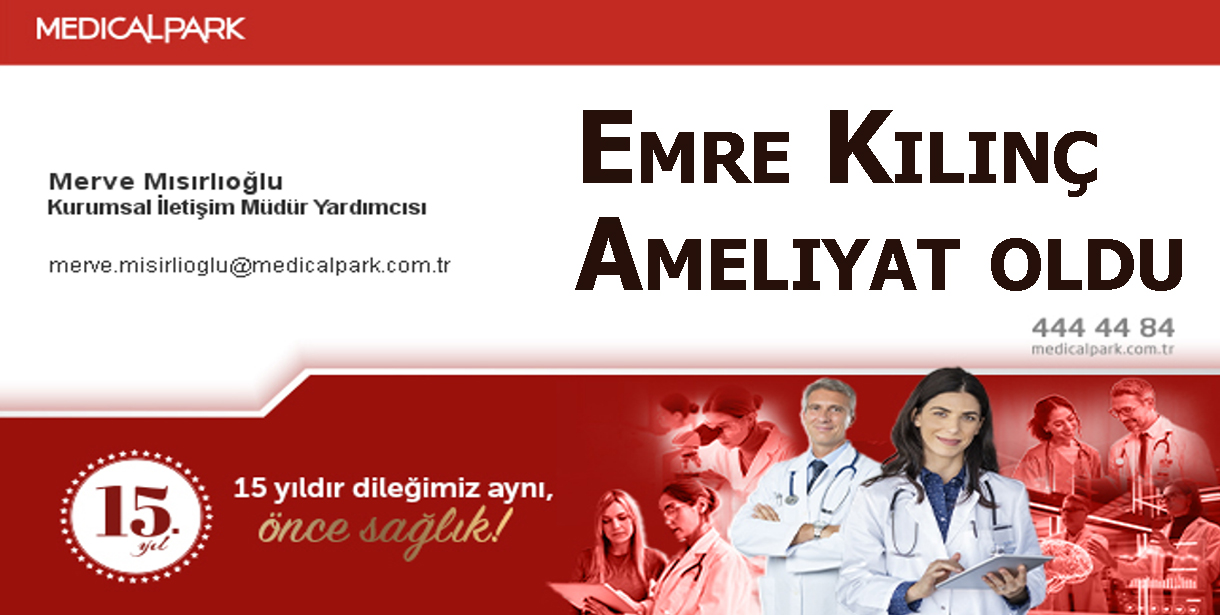 Samsunsporlu Emre Kılınç, VM Medical Park Samsun Hastanesi'nde ameliyat oldu