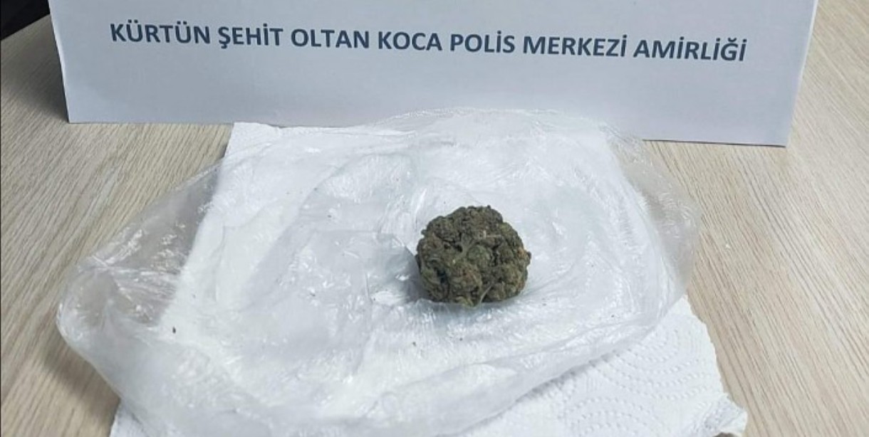 Kürtün'de esrar ele geçirildi