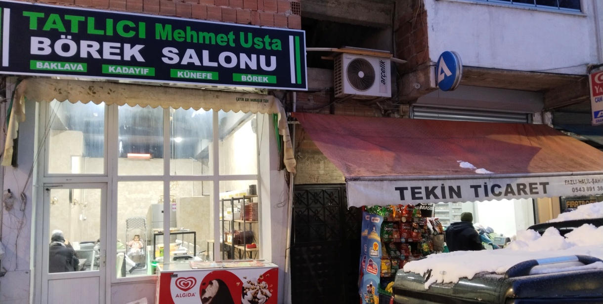 Tatlıcı Mehmet Usta Börek Salonu Açıldı