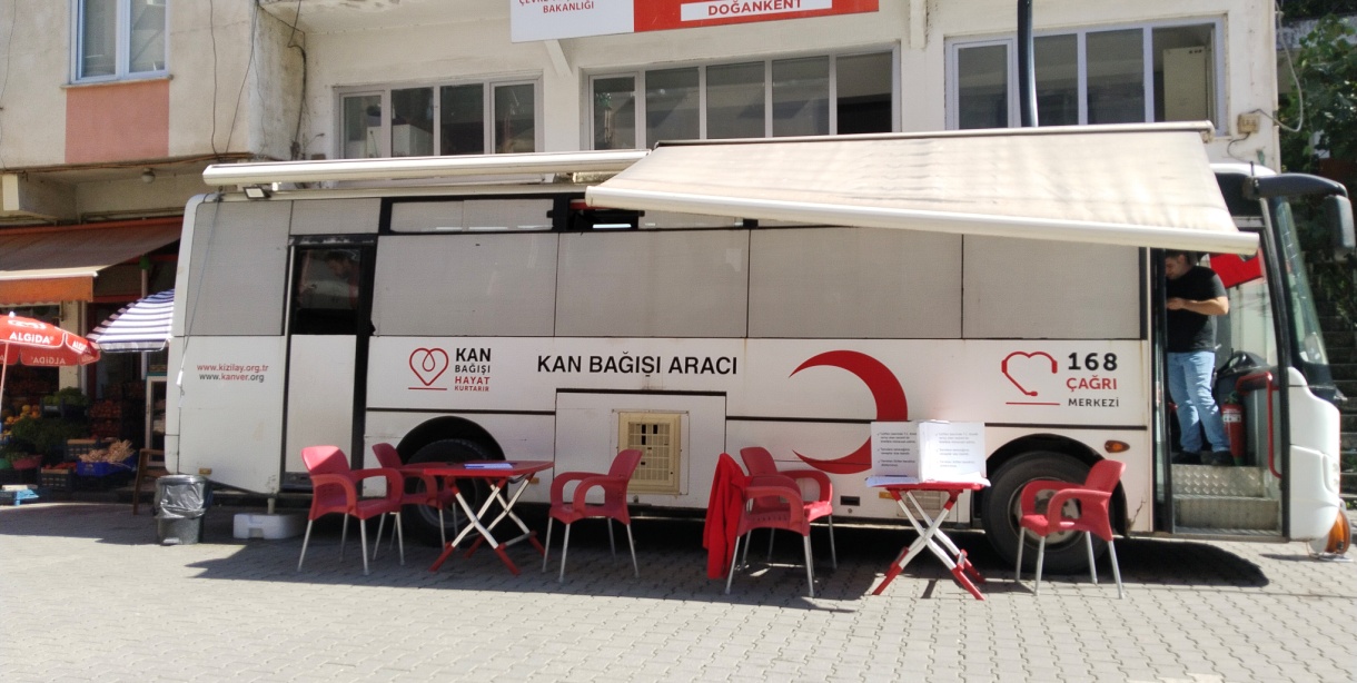 Doğankent'te kan bağışı kampanyası düzenlendi