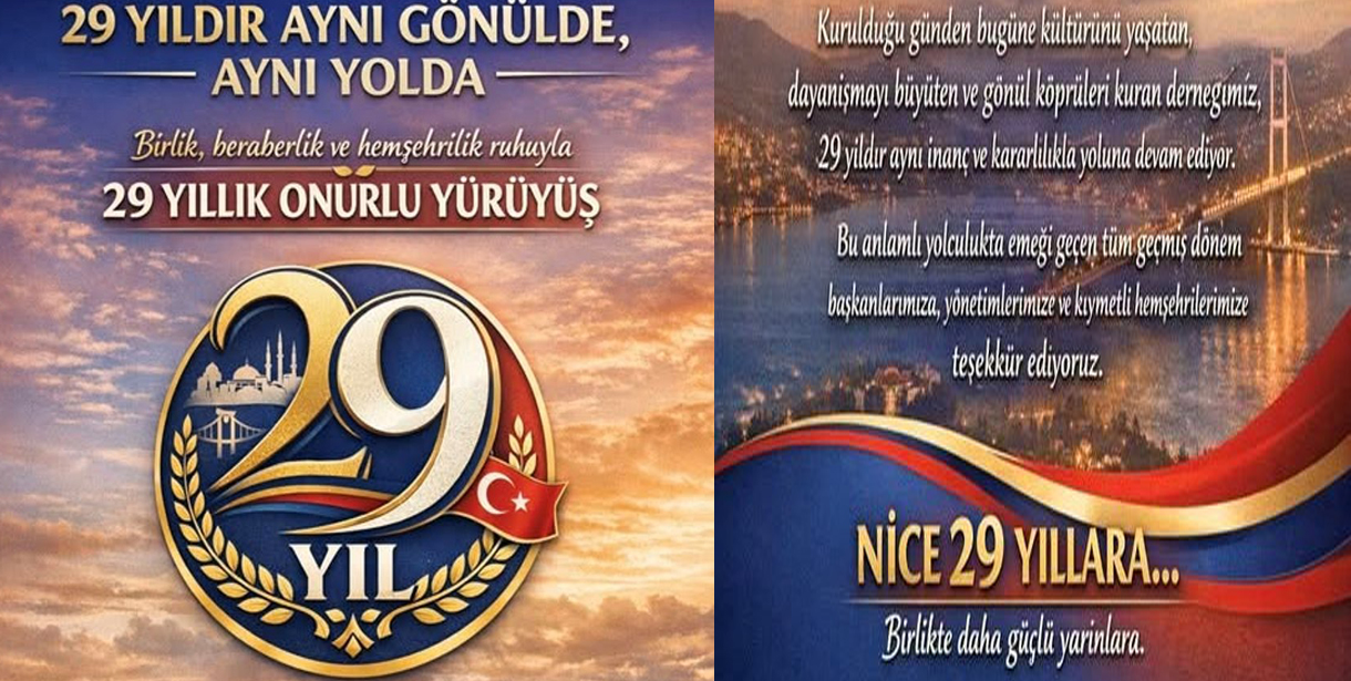 Beykoz Gümüşhaneliler Derneği'nden 29 Yıllık Onurlu Yürüyüş