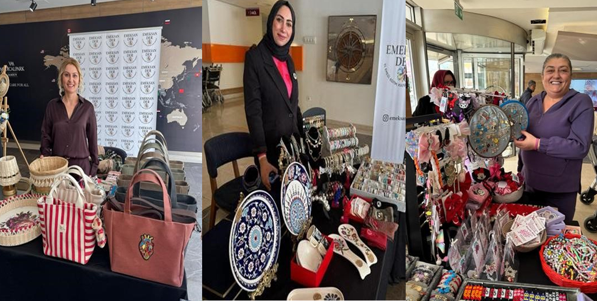 VM Medical Park Samsun'da kadın üreticilerin ürünleri sergilendi